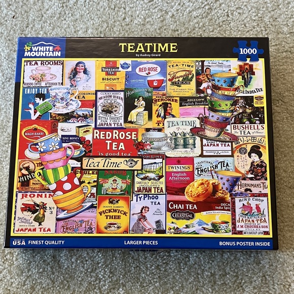 White Mountain Tea Time Puzzle - Picture 1 of 6